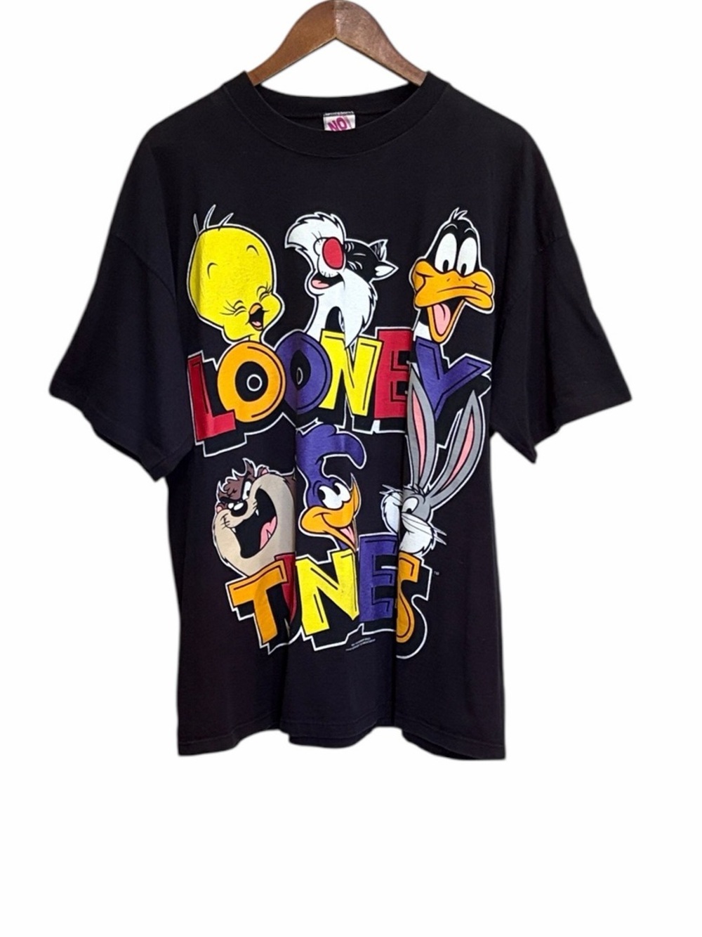 Vintage No Boundaries 90’s Looney Tunes Graphic Single Stitch T-Shirt 3X Unisex